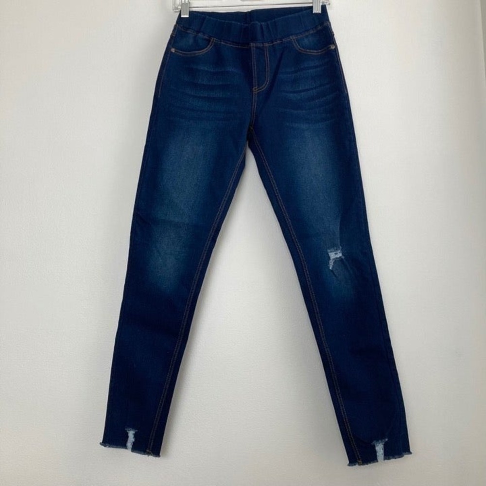Jvini Jeggings Jeans Small Slimming Dark Wash Denim Pull On Super Stretch Skinny